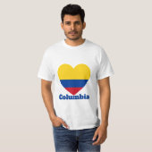 Columbia Heart Flag T-Shirt (Voorkant volledig)