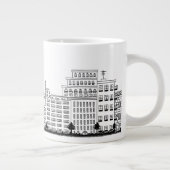 Columbia Hoogte Nostalgische koffie Mok (Rechts)