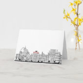 Columbia Hoogte Watchtower Wenskaart leeg Kaart (Gele Bloem)