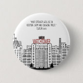 Columbia Hoogten Nostalgisch Ronde Button 5,7 Cm (Voorkant)