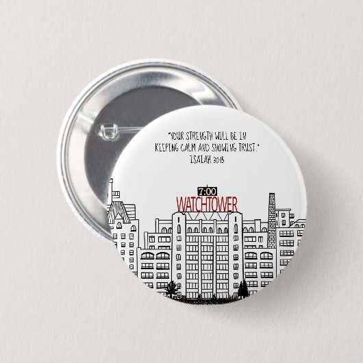 Columbia Hoogten Nostalgisch Ronde Button 5,7 Cm (Voorkant /achterkant)