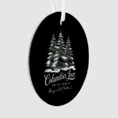 Columbia Inn Pine Tree Vermont A White Christmas Ornament (voorkant)