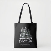 Columbia Inn Pine Tree Vermont A White Christmas Tote Bag (Voorkant)
