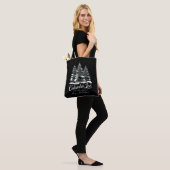 Columbia Inn Pine Tree Vermont A White Christmas Tote Bag (Op model)