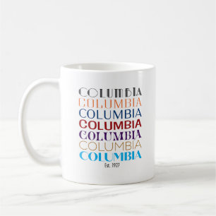 Columbia Logo, Decades Coffee Mok