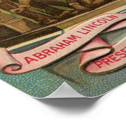 Columbia met Phrygiaans Pet, Shield & Eagle Poster (Hoek)