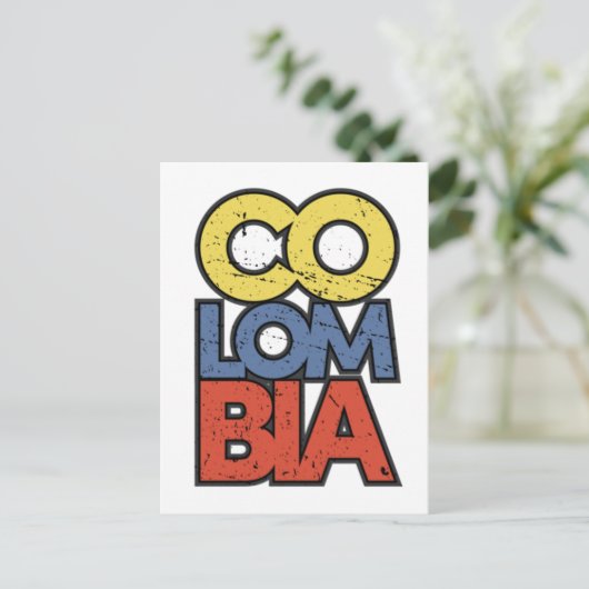 Columbia Metal Wall Art Briefkaart (Staand voorkant)