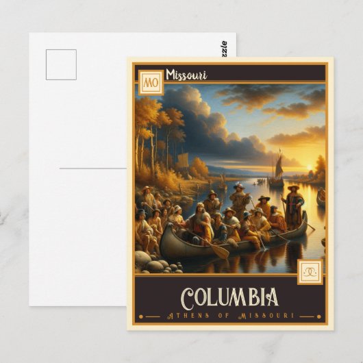 Columbia, Missouri |  Briefkaart (Voorkant / Achterkant)