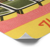 Columbia, Missouri - Grote letterscènes Poster (Hoek)