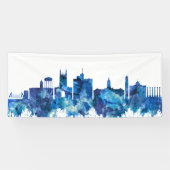 Columbia Missouri Skyline Blue Spandoek (Horizontaal)