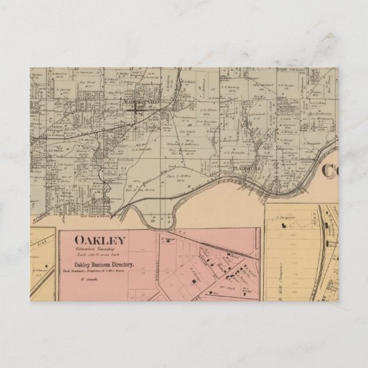 Columbia, Ohio Briefkaart (Voorkant)