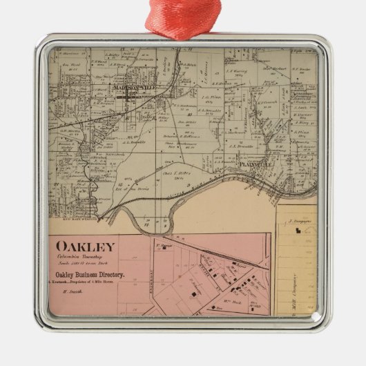 Columbia, Ohio Metalen Ornament (Voorkant)
