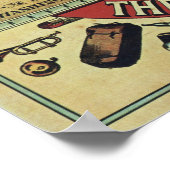 Columbia  Penny Farthing Bicycle Poster (Hoek)