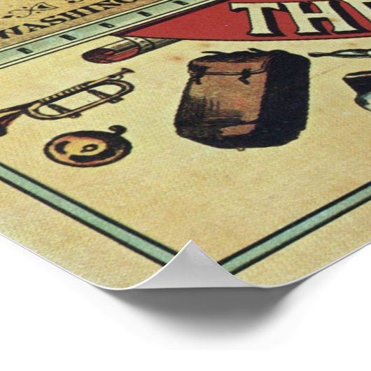 Columbia  Penny Farthing Bicycle Poster (Hoek)