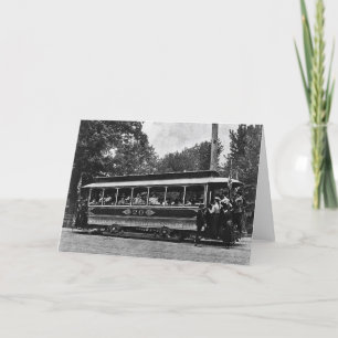 Columbia Railway Trolley Wenskaart 1900 Kaart