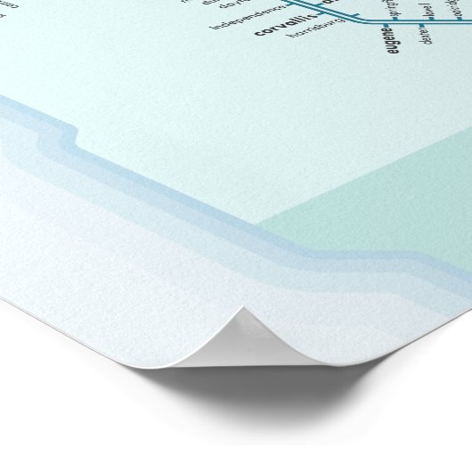 Columbia River 18 x 24 inch Poster (Hoek)