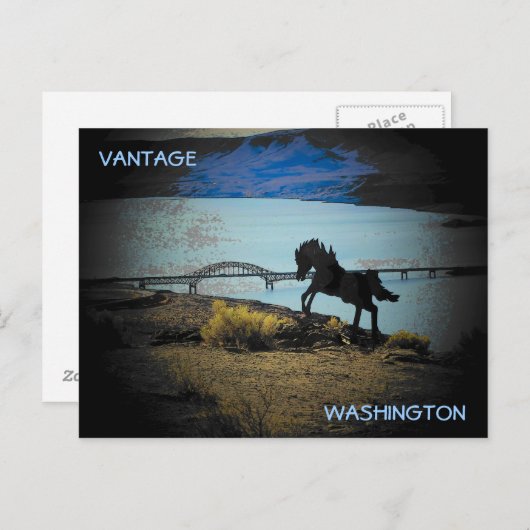 Columbia River Crossing Vantage, Washington Briefkaart (Voorkant / Achterkant)