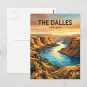 Columbia River Drive USA Briefkaart (Voorkant / Achterkant)