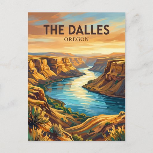 Columbia River Drive USA Briefkaart (Voorkant)