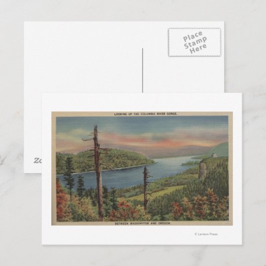 Columbia River Gorge Briefkaart (Voorkant / Achterkant)