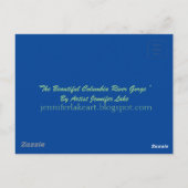 Columbia River Gorge Briefkaart (Achterkant)