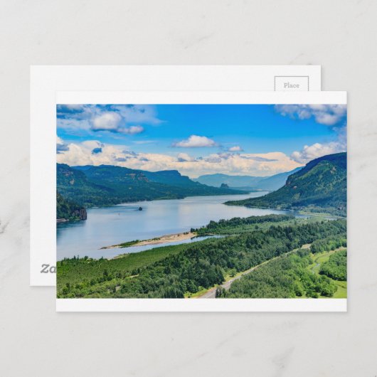 Columbia River Gorge Briefkaart (Voorkant / Achterkant)