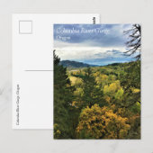 Columbia River Gorge, Briefkaart van Oregon (Voorkant / Achterkant)