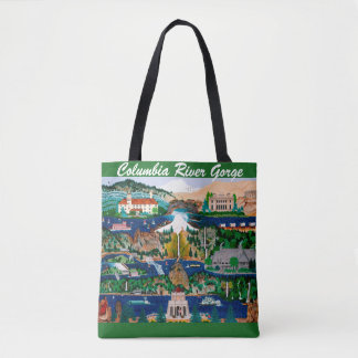 Columbia River Gorge Canvas tas