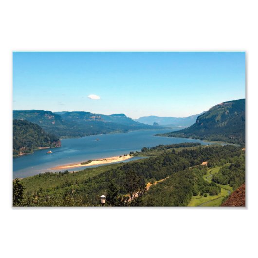 Columbia River Gorge Foto Afdruk (Voorkant)