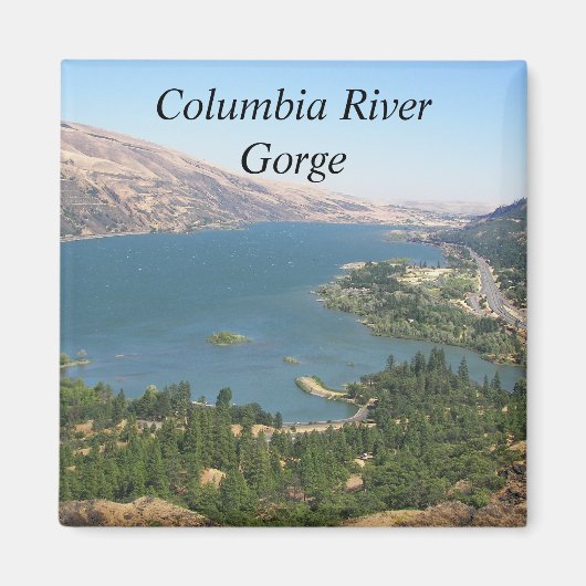 Columbia River Gorge Foto Magneet (Voorkant)