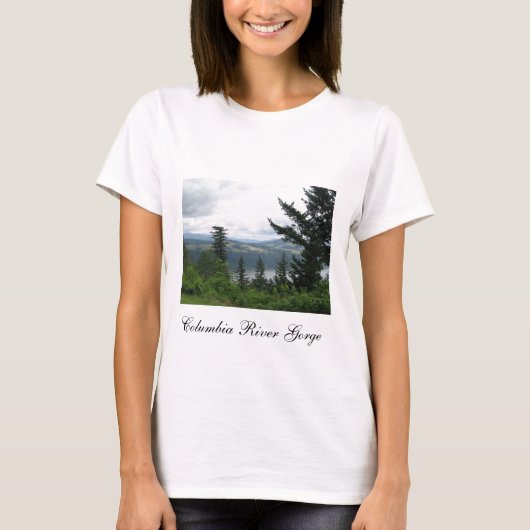 Columbia River Gorge Foto T-shirt (Voorkant)