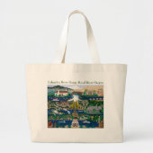 Columbia River Gorge Grote Canvas tas (Voorkant)