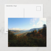 Columbia River Gorge in het najaar Briefkaart (Voorkant / Achterkant)