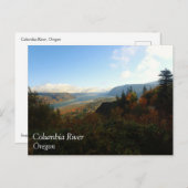 Columbia River Gorge in het najaar Briefkaart (Voorkant / Achterkant)