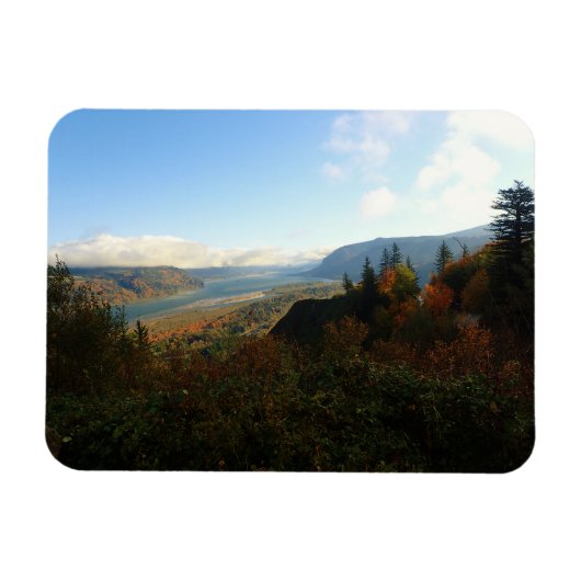 Columbia River Gorge in het najaar Magneet (Horizontaal)
