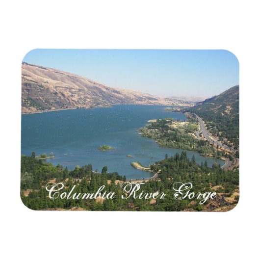 Columbia River Gorge Landschap Magneet (Horizontaal)