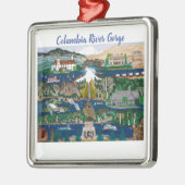 Columbia River Gorge Metalen Ornament (Links)