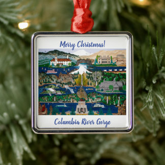 Columbia River Gorge Metalen Ornament