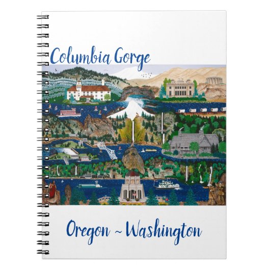 Columbia River Gorge Notitieboek (Voorkant)