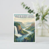 Columbia River Gorge Oregon Briefkaart (Staand voorkant)