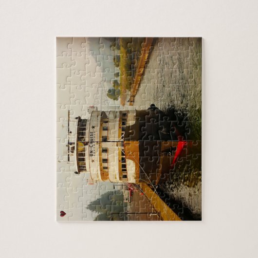 Columbia River Gorge Oregon. Legpuzzel (Verticaal)