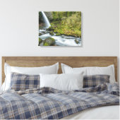 Columbia River Gorge, Ponytail Falls Canvas Afdruk (Insitu (Slaapkamer))