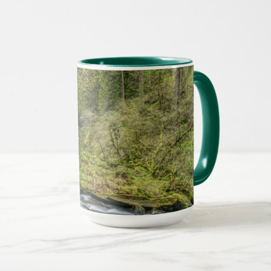 Columbia River Gorge, Ponytail Herfsten Mok (Voorkant rechts)