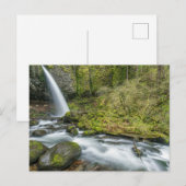Columbia River Gorge, Ponytail-waterval Briefkaart (Voorkant / Achterkant)