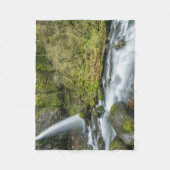 Columbia River Gorge, Ponytail-waterval Fleece Deken (Voorkant)