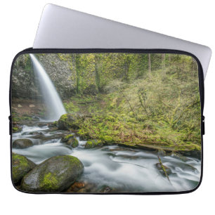 Columbia River Gorge, Ponytail-waterval Laptop Sleeve