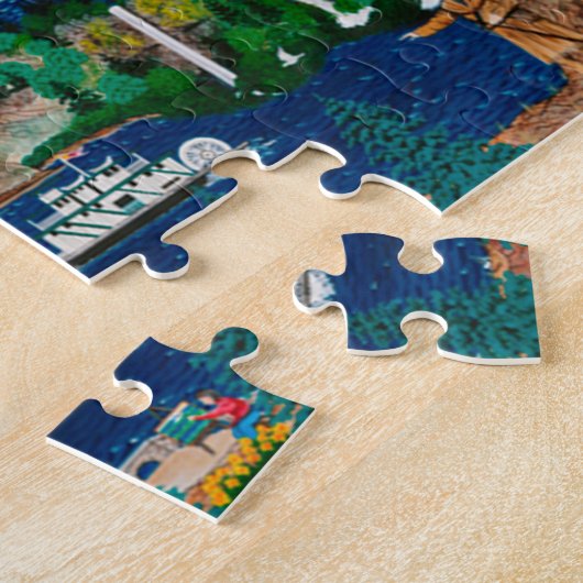 Columbia River Gorge Puzzle Legpuzzel (Zijkant)