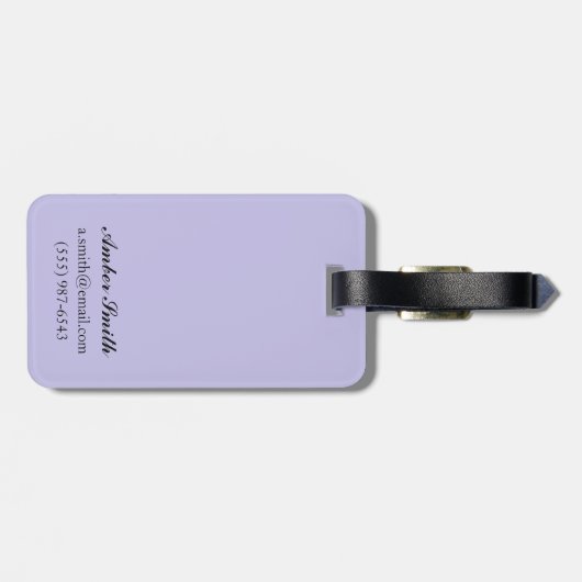 Columbia River Gorge Scene met Crown Point Bagagelabel (Achterkant horizontaal)