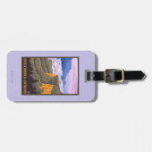 Columbia River Gorge Scene met Crown Point Bagagelabel (Voorkant horizontaal)