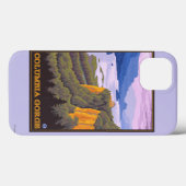 Columbia River Gorge Scene met Crown Point Case-Mate iPhone Case (Achterkant (horizontaal))